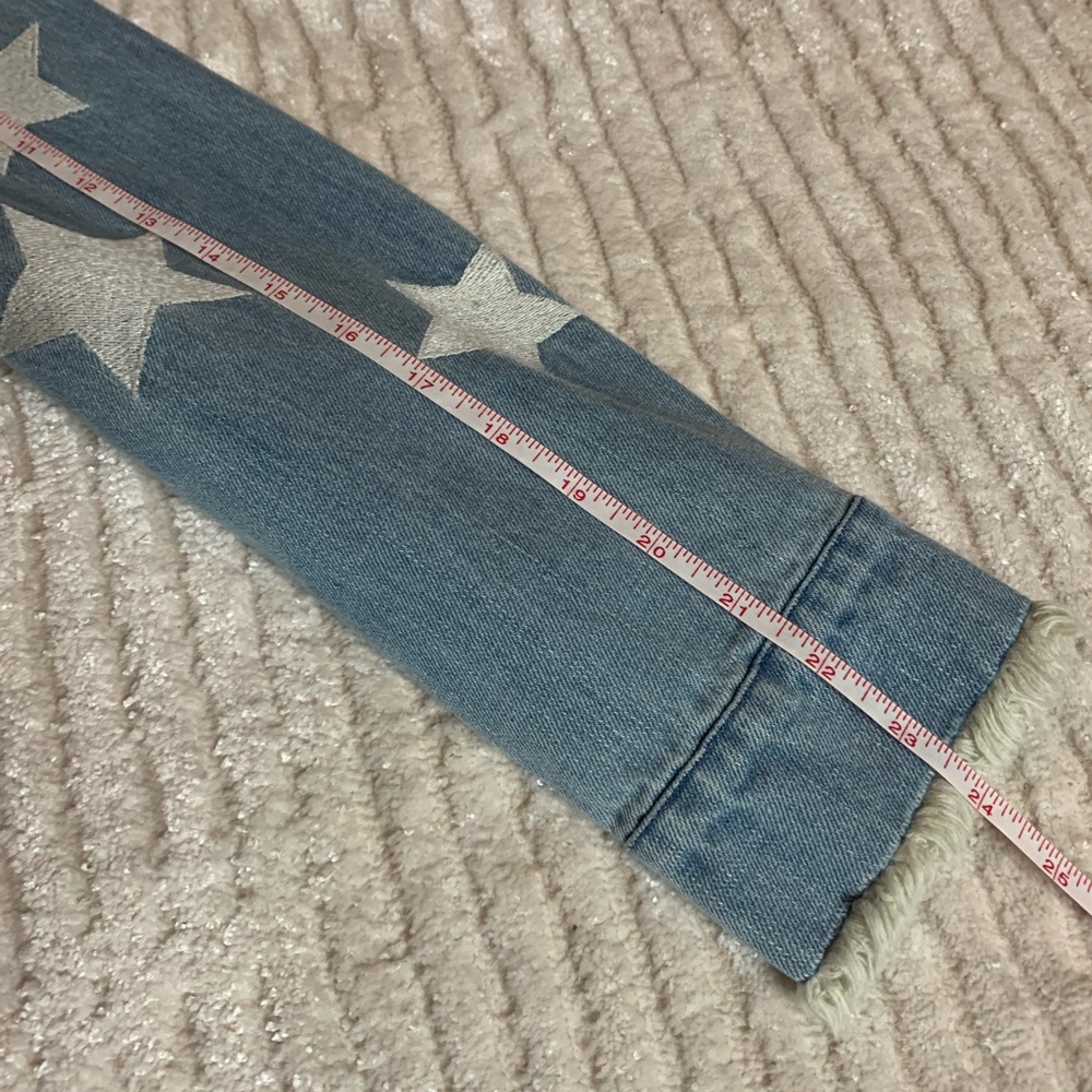 NWT Cupcakes and Cashmere Star Denim Jacket Women’s Size Large - Picture 15 of 16